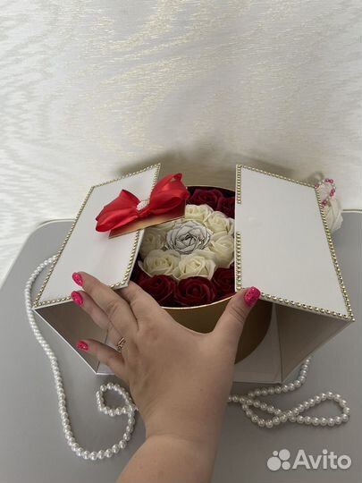 Букет из мыльных роз