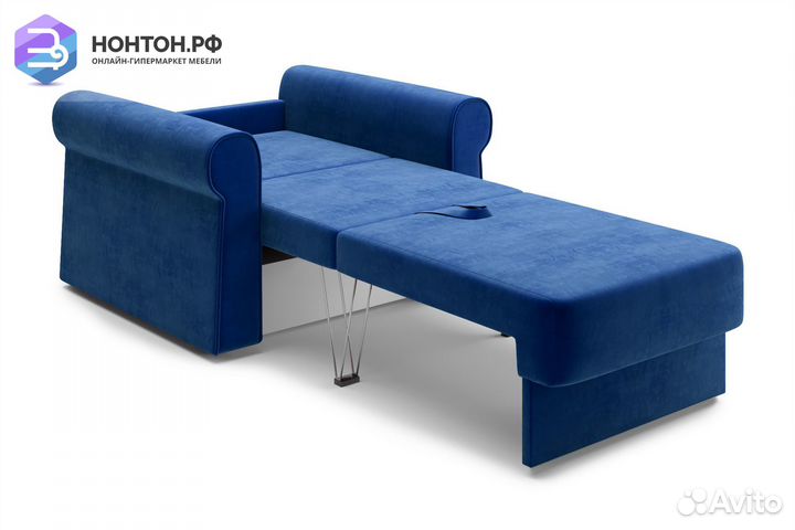 Кресло еврокнижка Лира темно-синее