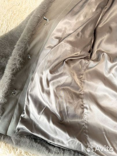 Шуба из экомеха женская