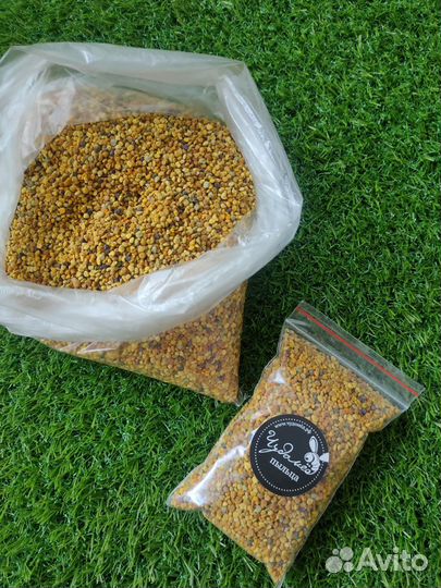 Пыльца, разного цвета, важно - подсушенная