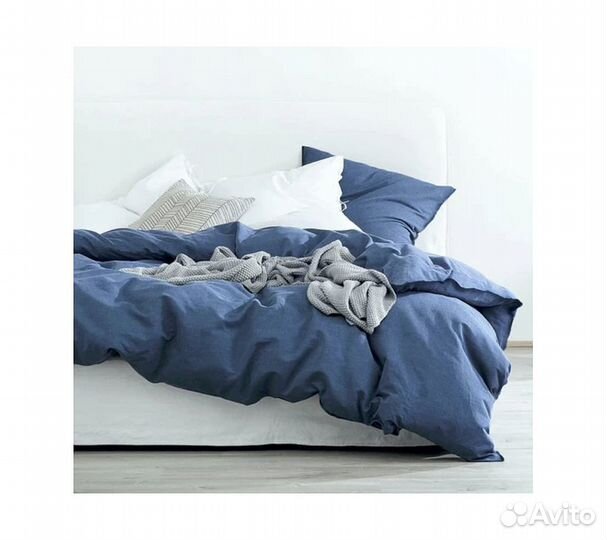 Постельное белье GoodNight Wash Cotton 2 сп. с евр