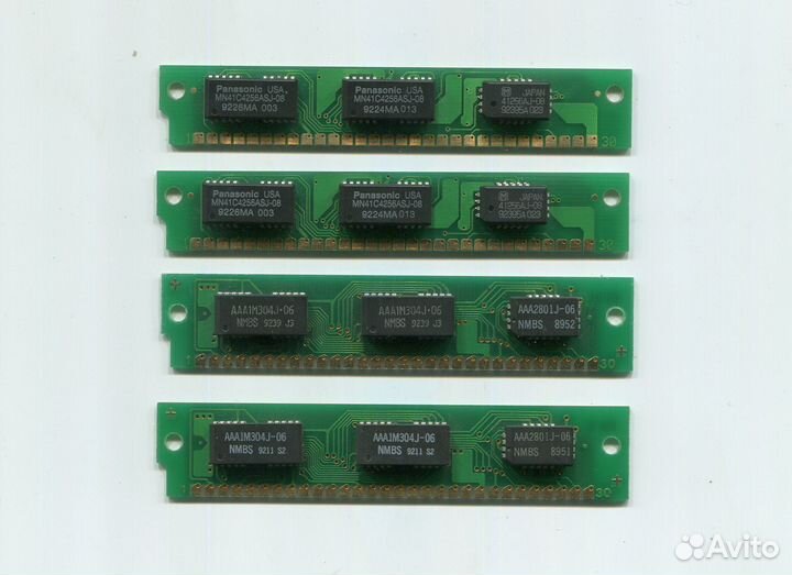 Оперативная память simm 30pin 1MB (4 X 256KB) №47