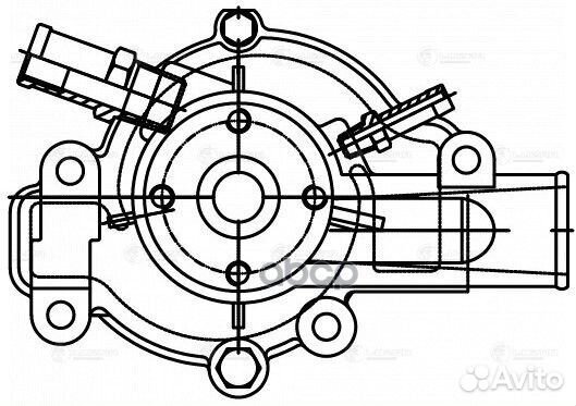 Насос водяной ГАЗель-Бизнес умз-4216 (штуцер D-9мм