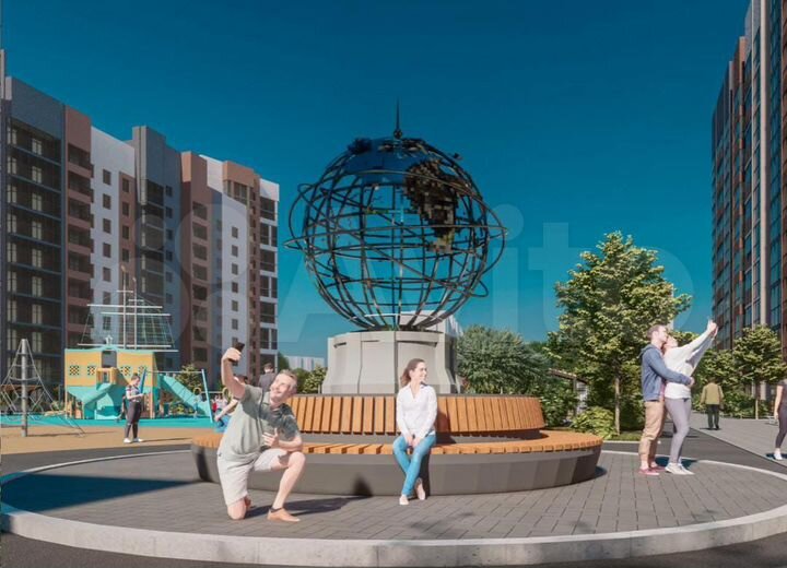 2-к. квартира, 40,5 м², 4/10 эт.