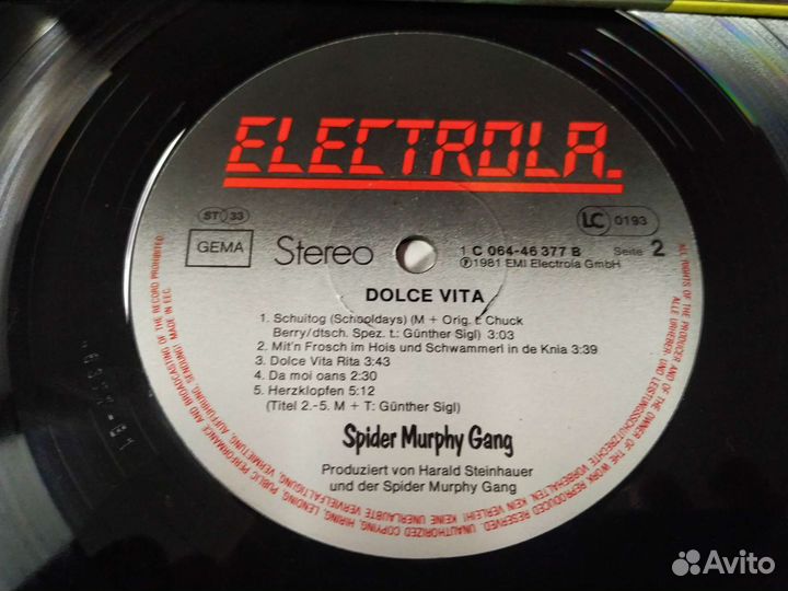 Spider Murphy Gang фирменный винил
