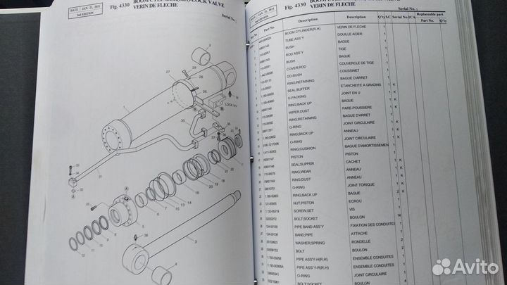 Doosan dx 300 lca каталог запчастей