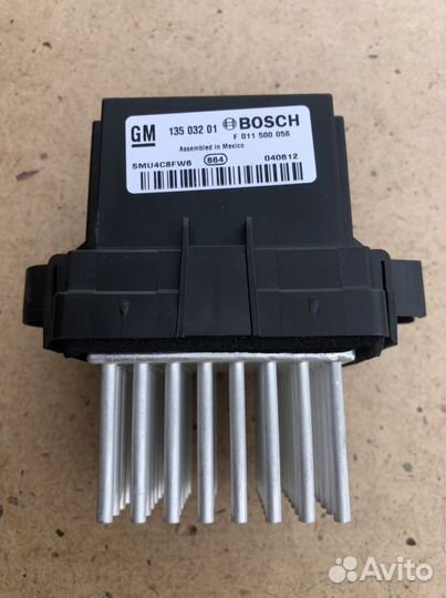 Резистор вентилятора отопителя Opel, Chevrolet