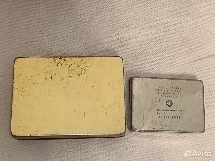 Коробки жестяные Белая ночь и Кравен 