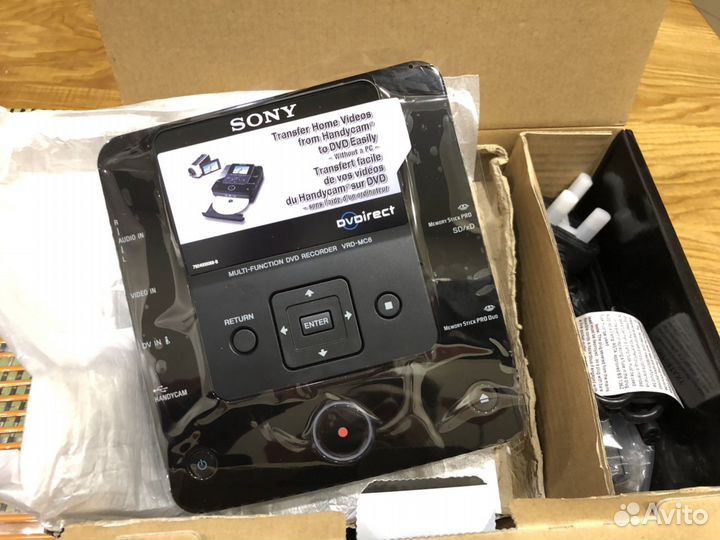 DVD рекордер sony VRD-MC6 оцифровка видео на диск