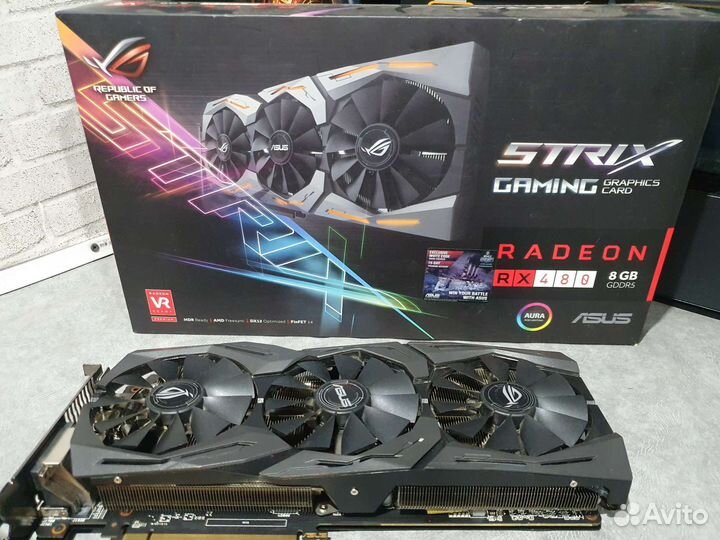 Asus srtix rx 480 8gb