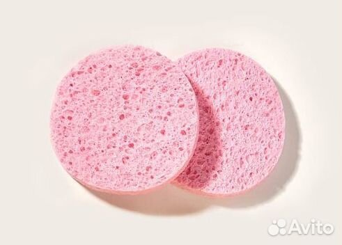 Спонжи для умывания и снятия макияжа, новые
