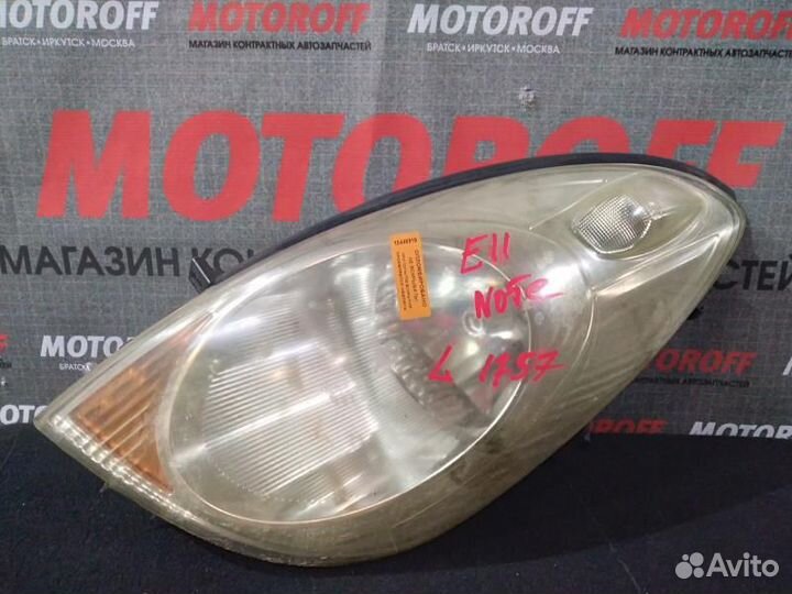 Фара левая Nissan Note E11 (05-07гг) 1757 А919