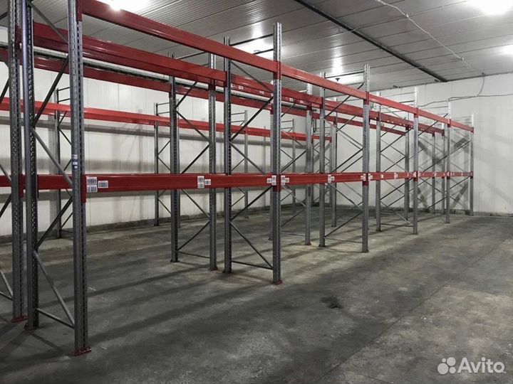 Стеллажи металлические бу для склада