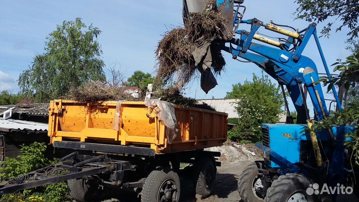 Вывоз мусора планировка челюстной кун,телега