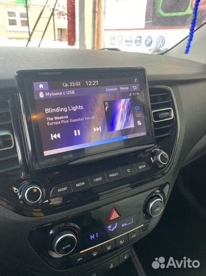 Штатная магнитола на hyundai solaris 2021