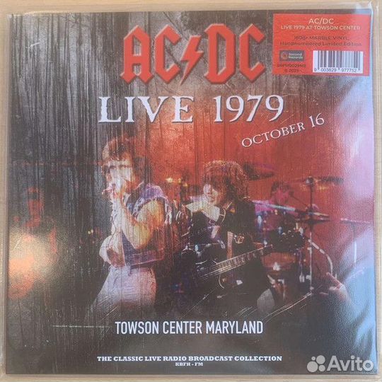 Виниловая пластинка AC/DC - Live 1979 - Towson Cen