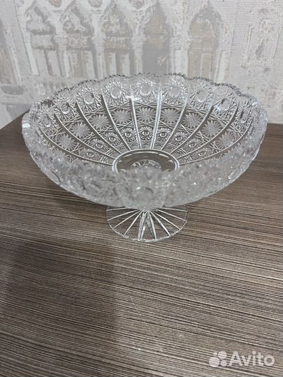 Конфетница снежинка