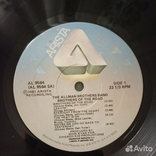 Виниловая пластинка The allman brothers