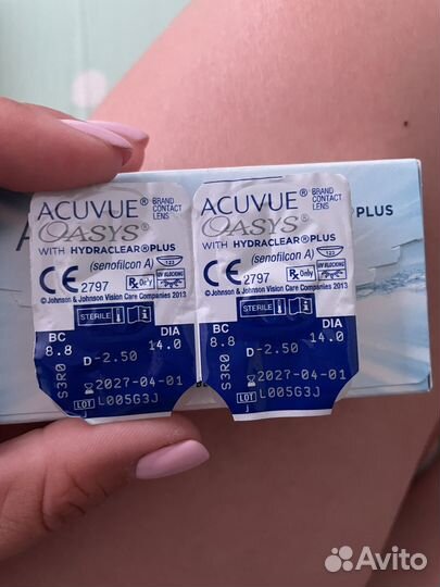 Линзы контактные acuvue oasys двухнедельные