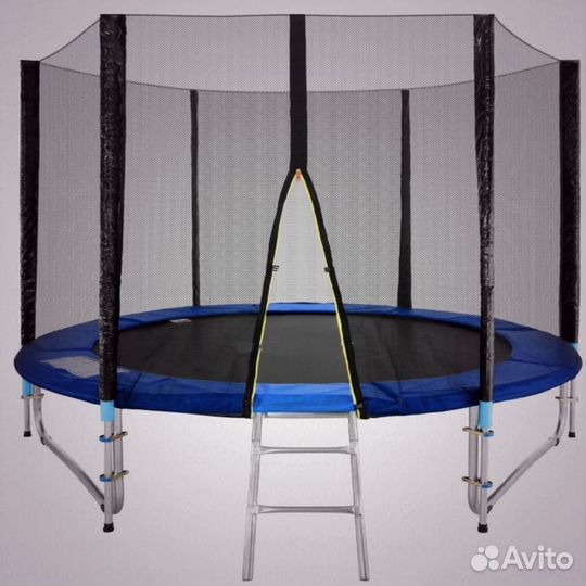 Батут FunFit 10 FT 312 см PRO синий