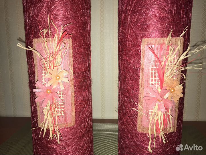 Тубусы подарочные из волокон. (Для бутылок)