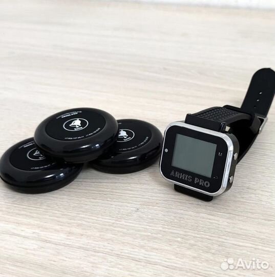 Кнопка вызова персонала официанта и часы пейджер