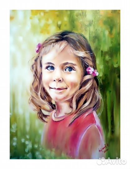 Художник. Портрет Картина маслом по фото на заказ