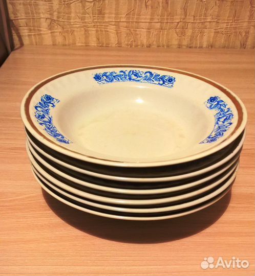Тарелки с рисунком глубокие не глубокие керамика