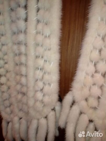 Меховая накидка из норки