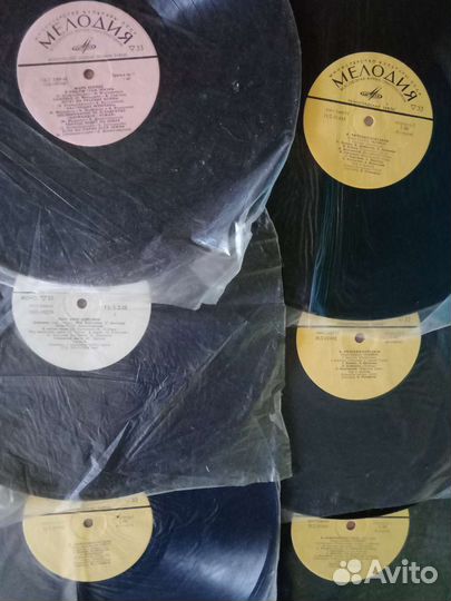 Грампластинки разных размеров