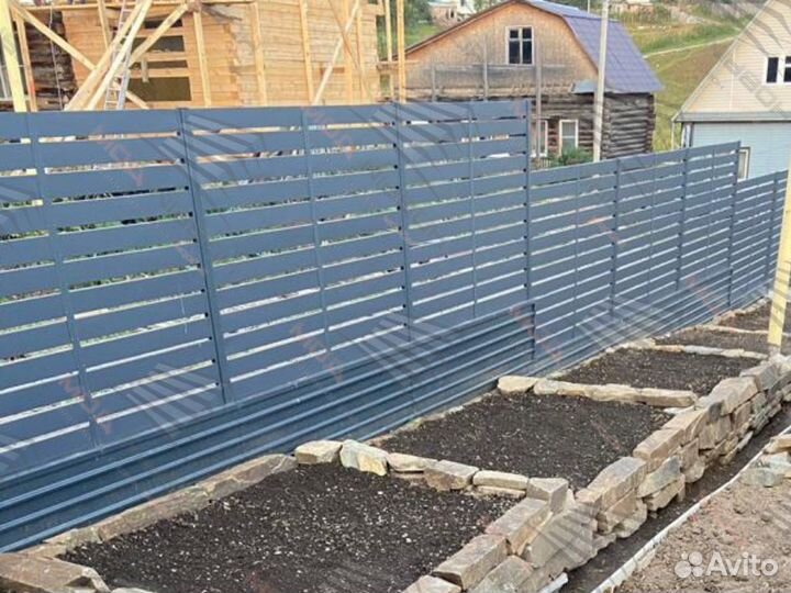 Забор Ранчо металлический