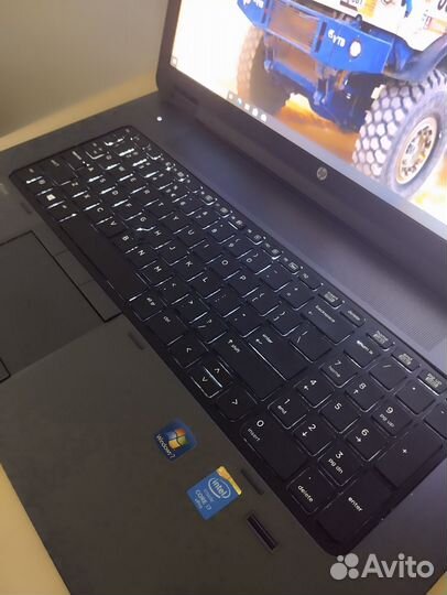 Hp ZBook 17 g1. i7/HDD 500, SSD 256/16