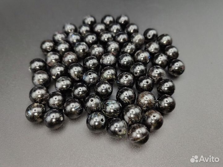 Астрофиллит бусины 8 мм