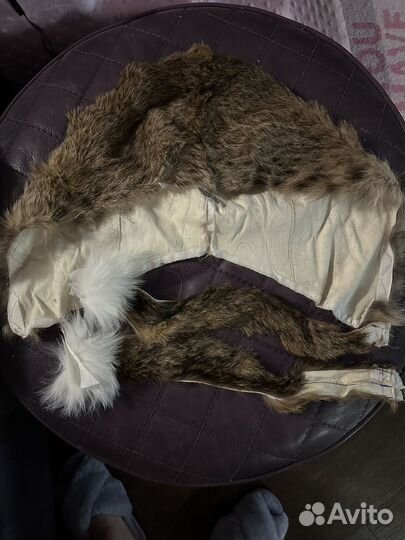 Обрезок шкурки рыси