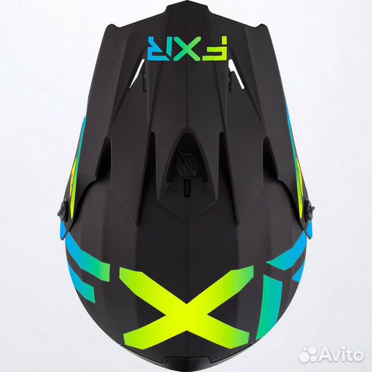 Шлем Детский FXR Legion Black/Blue/Hi Vis 220640-1