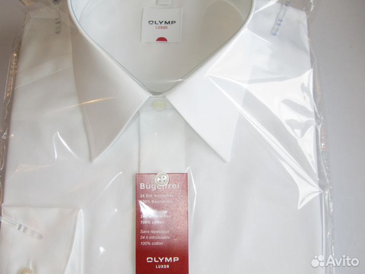 Рубашка Olymp luxor плечи 54 см. рукав 58 см,41\16