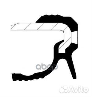 Сальник колен.вала перед.45x60x8 audi, seat, SK