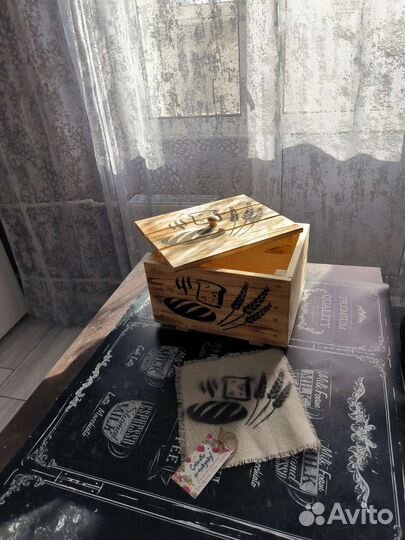 Хлебница деревянная ручная работа