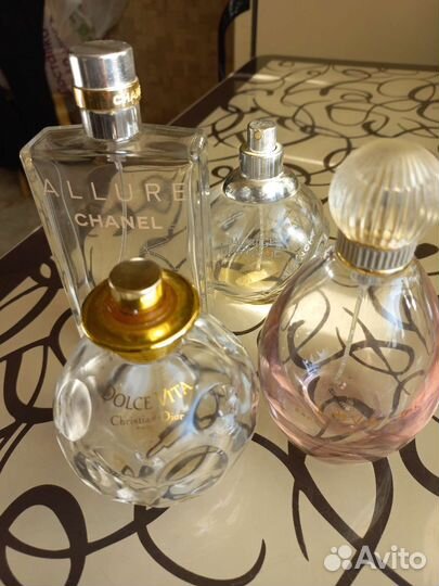 Пустые флаконы от парфюма