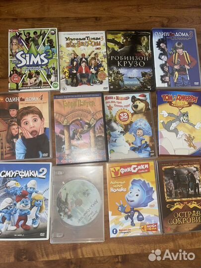 DVD диски BBC, мультфильмы, фильмы двд