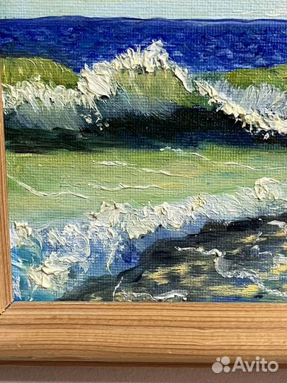 Картина маслом на холсте, море