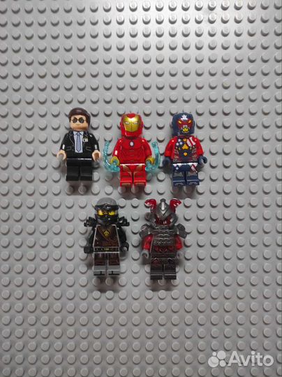 Lego ninjago и lego super heroes минифигурки