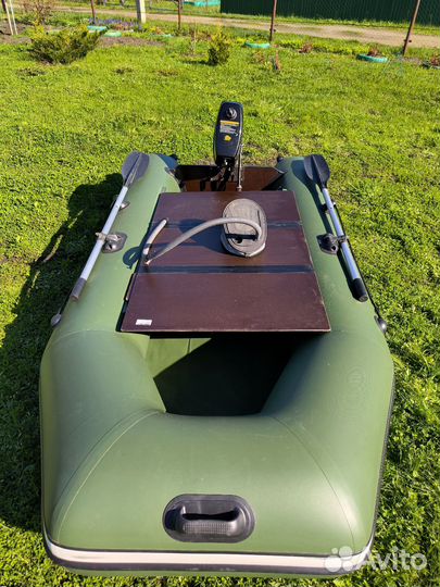 Надувная лодка пвх бу с мотором