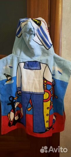 Детское полотенце с капюшоном