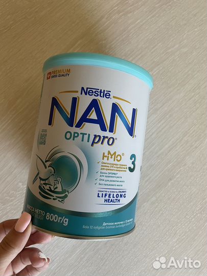 Смесь Nan OptiPro 3 800гр