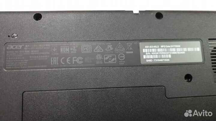 Ноутбук Acer aspire n16c2