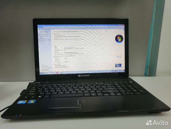 Б/У Ноутбук Packard Bell TK85 i3-370M HD5470 3/320