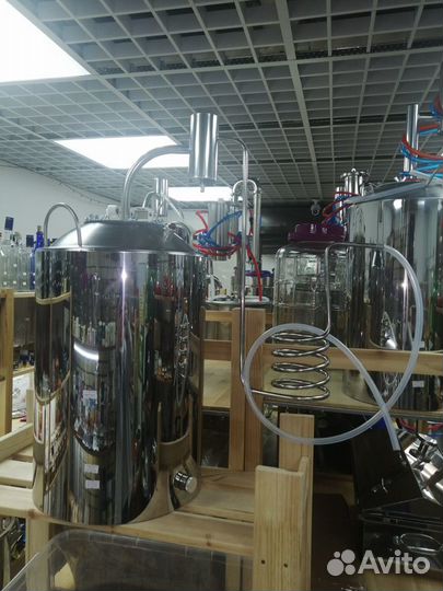 Самогонный аппарат непроточный с сухопарником,30 л