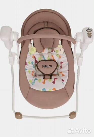 Детские электронные качели шезлонг