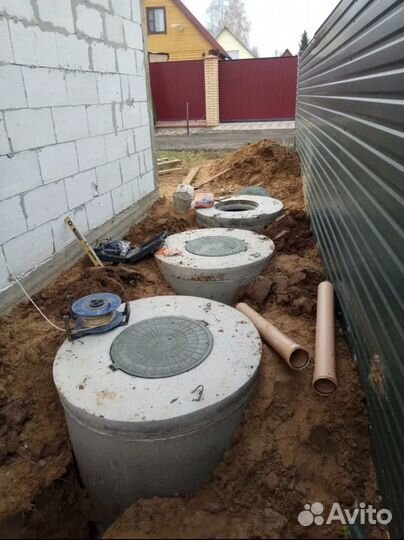 Септик под ключ, канализация, водопровод
